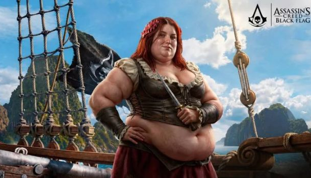 Ubisoft《刺客教条 黑旗 Resynced》「交际花」NPC外型调整曝光 引发玩家不满