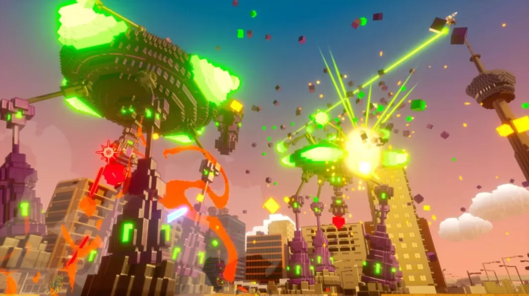 地球再次变四方？！ 数码方块地球防卫军2.Earth Defense Force: World Brothers 2 第4张