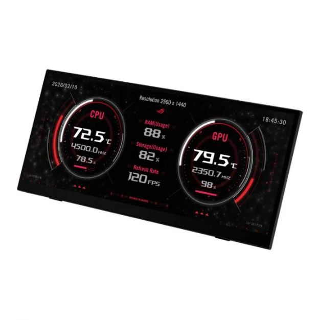 ASUS 全新 ROG Strix XG129C 曝光 12.3 吋超宽副萤幕瞄准玩家桌面 第2张 ASUS 全新 ROG Strix XG129C 曝光 12.3 吋超宽副萤幕瞄准玩家桌面 第2张