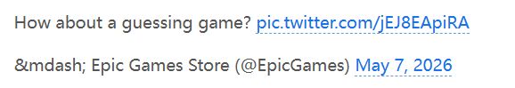 Epic Games Store 神秘免费游戏活动回归 5 月 14 日送两款作品 第2张 Epic Games Store 神秘免费游戏活动回归 5 月 14 日送两款作品 第2张