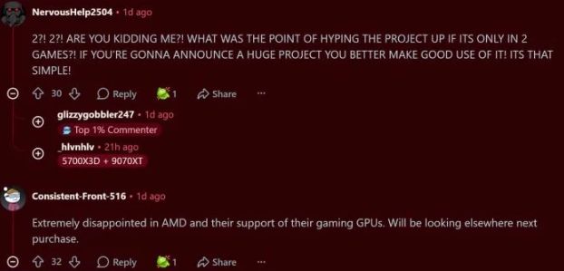 AMD FSR 4 Redstone被指失望 玩家考虑转用NVIDIA RTX 第3张 AMD FSR 4 Redstone被指失望 玩家考虑转用NVIDIA RTX 第3张