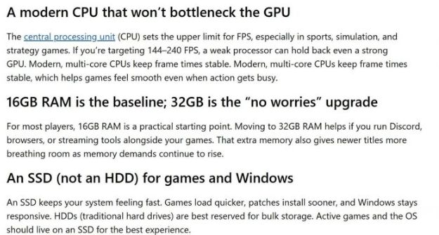 Microsoft建议32GB RAM成Windows 11游戏新标准　玩家升级压力增 第2张