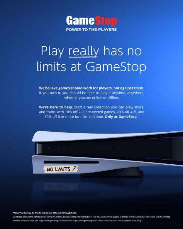 PS5数码版DRM风波 GameStop趁机抽水 第2张 PS5数码版DRM风波 GameStop趁机抽水 第2张