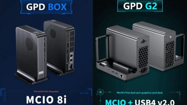 GPD 发表 MCIO 迷你电脑与 eGPU 效能逼近原生仅差 2% 第1张