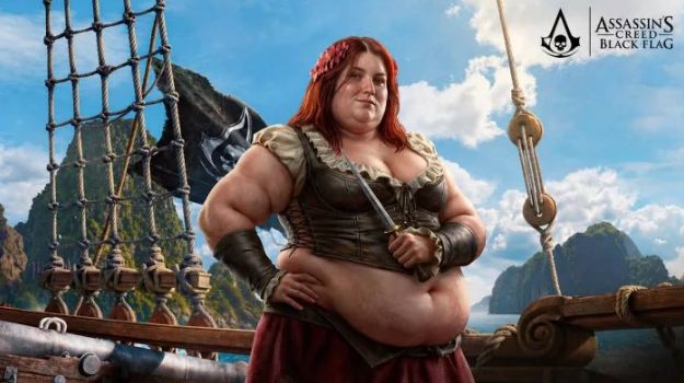 Ubisoft《刺客教条 黑旗 Resynced》「交际花」NPC外型调整曝光 引发玩家不满 第1张 Ubisoft《刺客教条 黑旗 Resynced》「交际花」NPC外型调整曝光 引发玩家不满 第1张