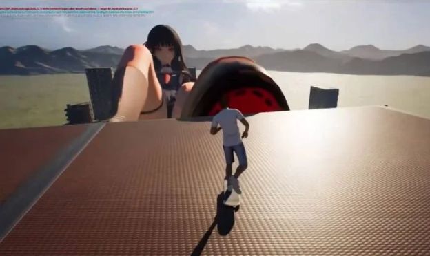 美少女身体变巨形滑板场 UE5独立游戏曝光 第1张