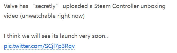 Valve PC 控制器 Steam Controller 开箱影片现身 发售或临近 第2张 Valve PC 控制器 Steam Controller 开箱影片现身 发售或临近 第2张
