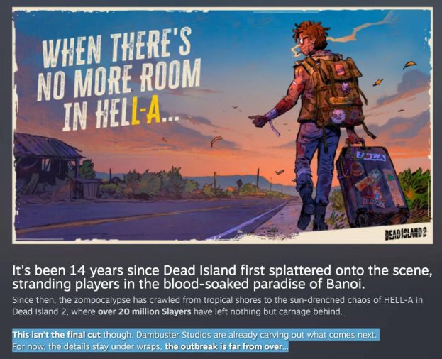 《Dead Island 3》正式曝光 Dambuster Studios 近200名员工全力开发 - PS5小白盒 《Dead Island 3》正式曝光 Dambuster Studios 近200名员工全力开发 - PS5小白盒