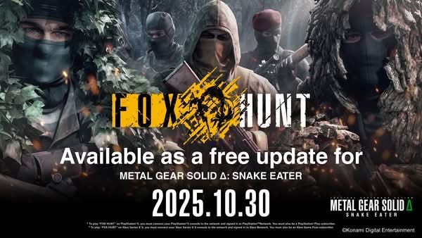 狩猎开始《METAL GEAR SOLID Δ: SNAKE EATER》全新线上多人模式「FOX HUNT」现已上线 - PS5小白盒 狩猎开始《METAL GEAR SOLID Δ: SNAKE EATER》全新线上多人模式「FOX HUNT」现已上线 - PS5小白盒