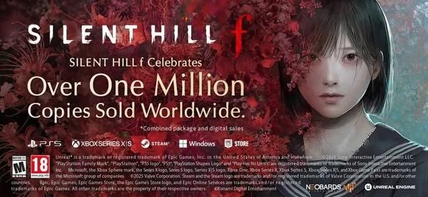 《Silent Hill f》销量突破百万 速度超越《Silent Hill 2 重制版》 - PS5小白盒 《Silent Hill f》销量突破百万 速度超越《Silent Hill 2 重制版》 - PS5小白盒