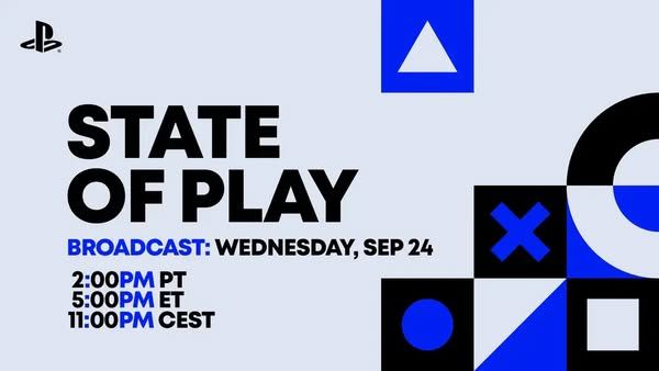 PlayStation State of Play 9 月 25 日登场　重磅新作消息即将公开