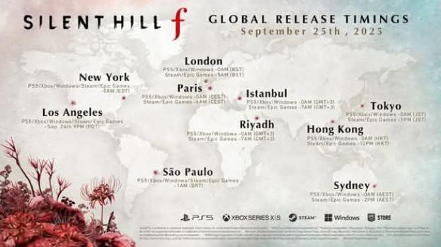 《Silent Hill F》全球解锁时间一览 系列最高分之作即将登场 - PS5小白盒 《Silent Hill F》全球解锁时间一览 系列最高分之作即将登场 - PS5小白盒