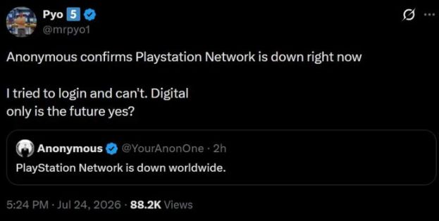PlayStation Network 全球停摆　玩家质疑 Sony 数位化策略可靠性 - PS5小白盒