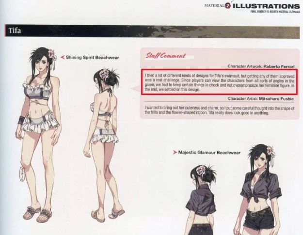 《Final Fantasy VII Rebirth》美术设定曝光 蒂法、艾莉丝泳装设计曾被要求更保守 - PS5小白盒 《Final Fantasy VII Rebirth》美术设定曝光 蒂法、艾莉丝泳装设计曾被要求更保守 - PS5小白盒