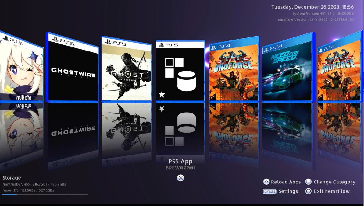 PS5使用itemzflow加载PS5游戏的教程! - PS5小白盒 PS5使用itemzflow加载PS5游戏的教程! - PS5小白盒