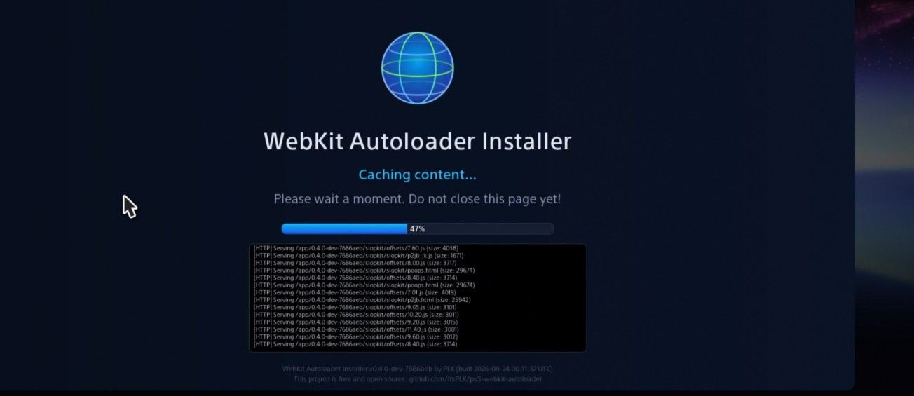 [工具] webkit-autoloader-installer v0.6.1 正式版 自动加载器 - PS5小白盒