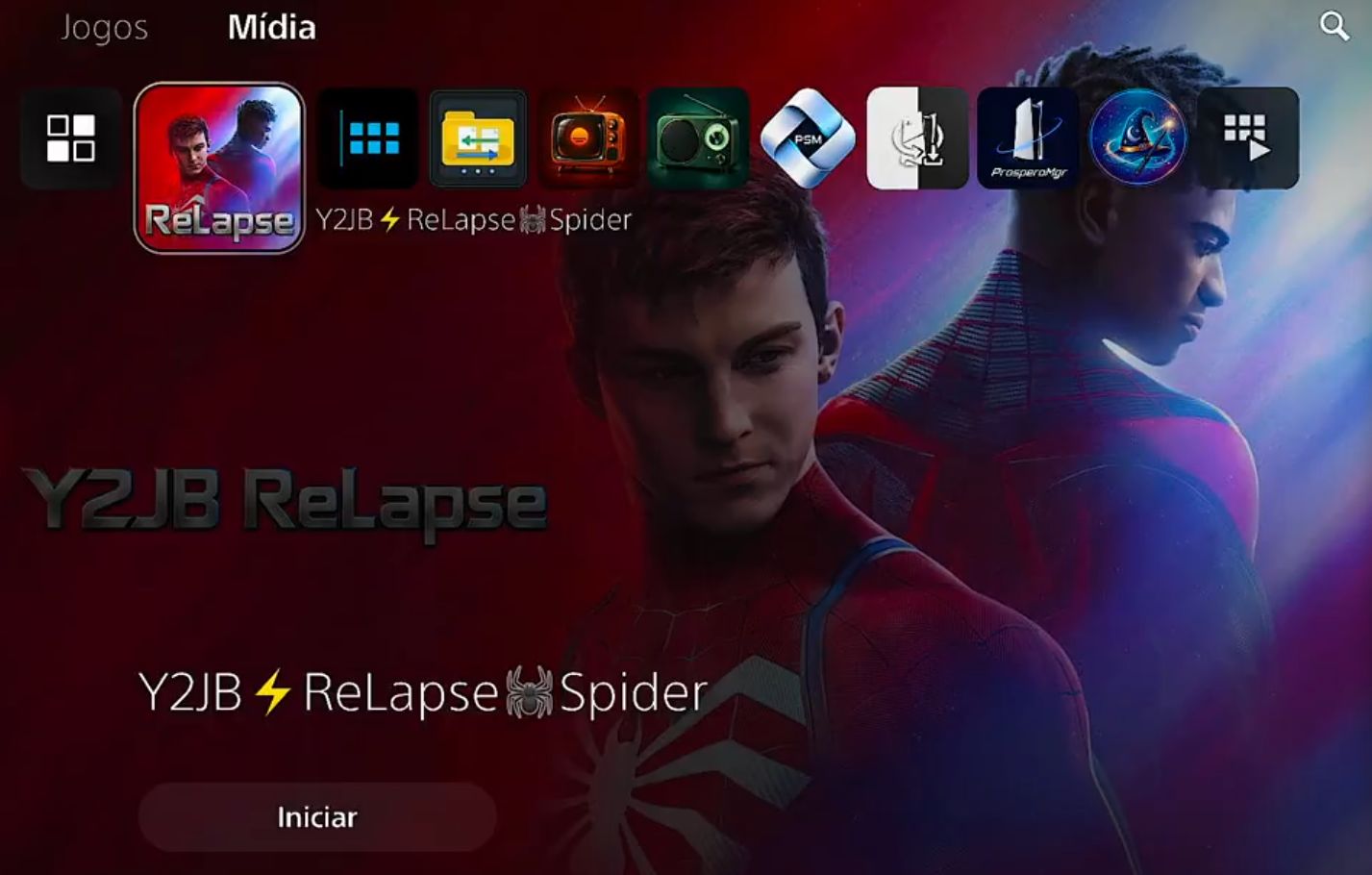 [工具] Y2JB ReLapse 蜘蛛侠主题 插件 - PS5小白盒